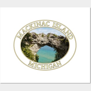 Arch Rock on Mackinac Island in Michigan Posters and Art